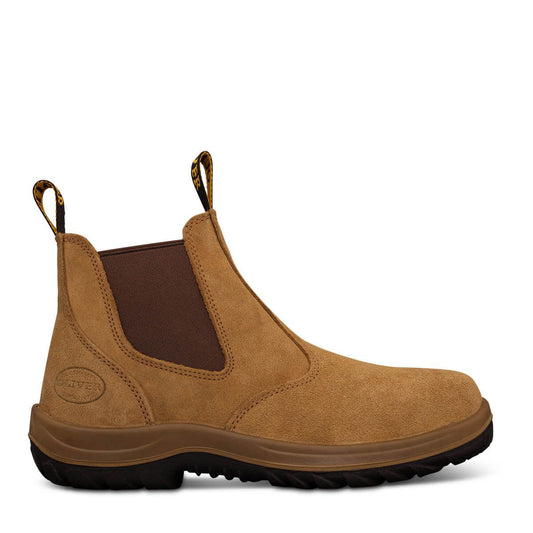 Oliver 34-624 Beige Elastic Sided Safety Boot